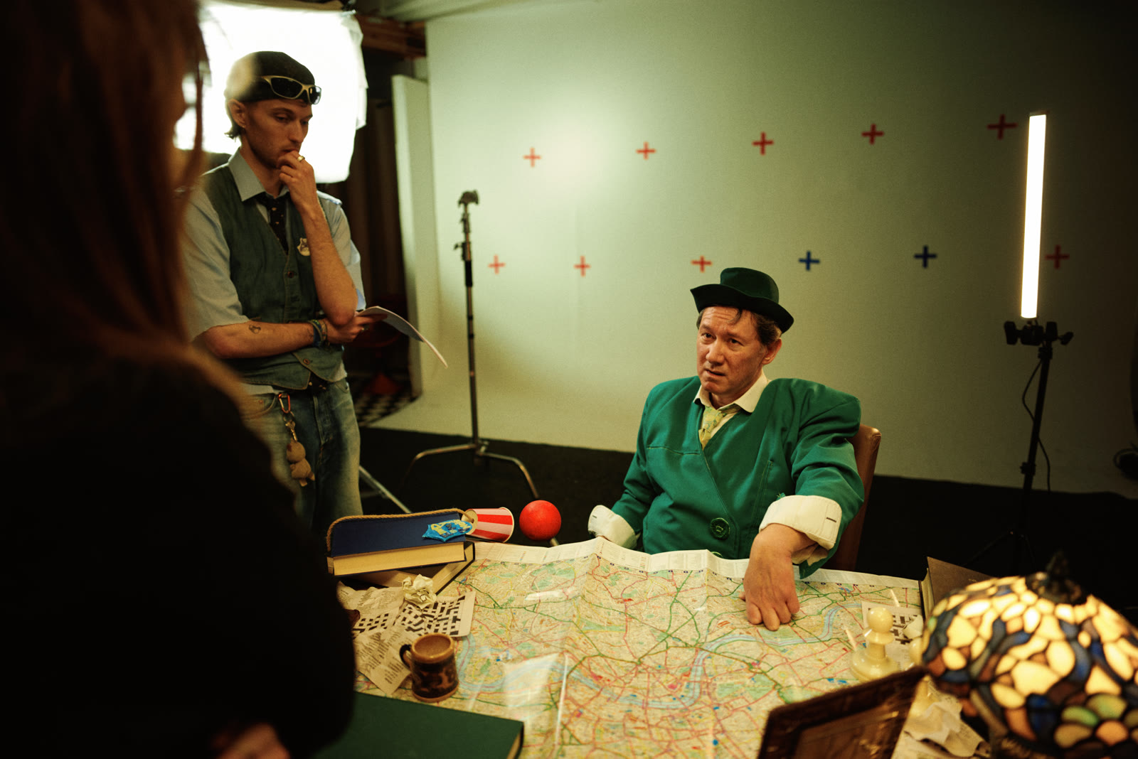 Christopher Jorna directing on set